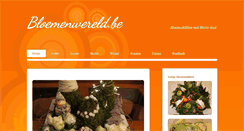 Desktop Screenshot of bloemenwereld.be